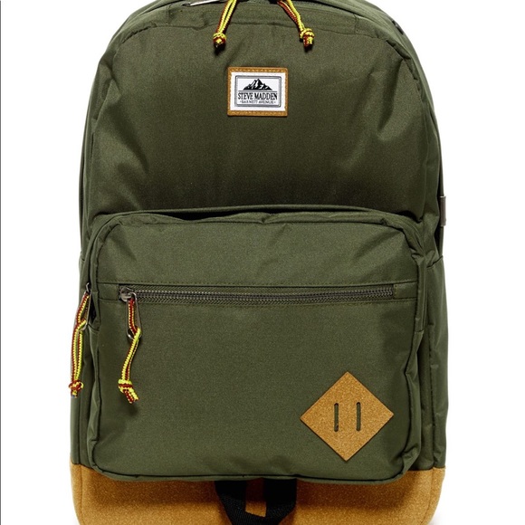 Steve Madden men’s Olive Backpack - Picture 1 of 3
